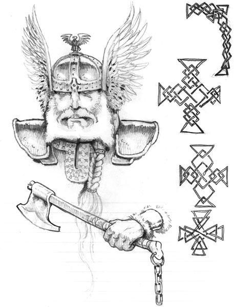 viking sketch