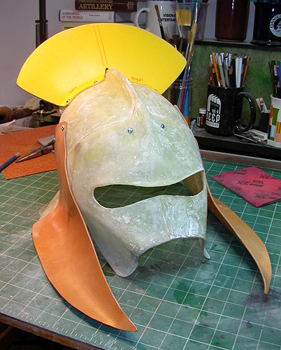 Fiberglass Orc Helmets